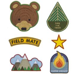 Patches Pfadfinder Bär zum Aufbügeln von Rico Design