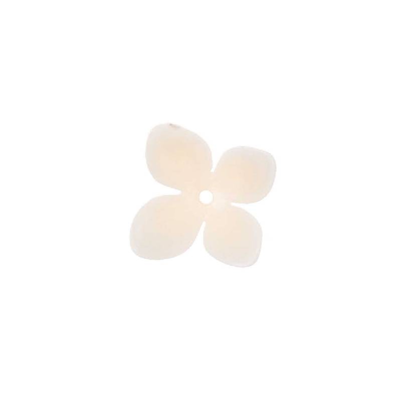 Perle Blüte creme 14x4mm 8 Stück von Rico Design