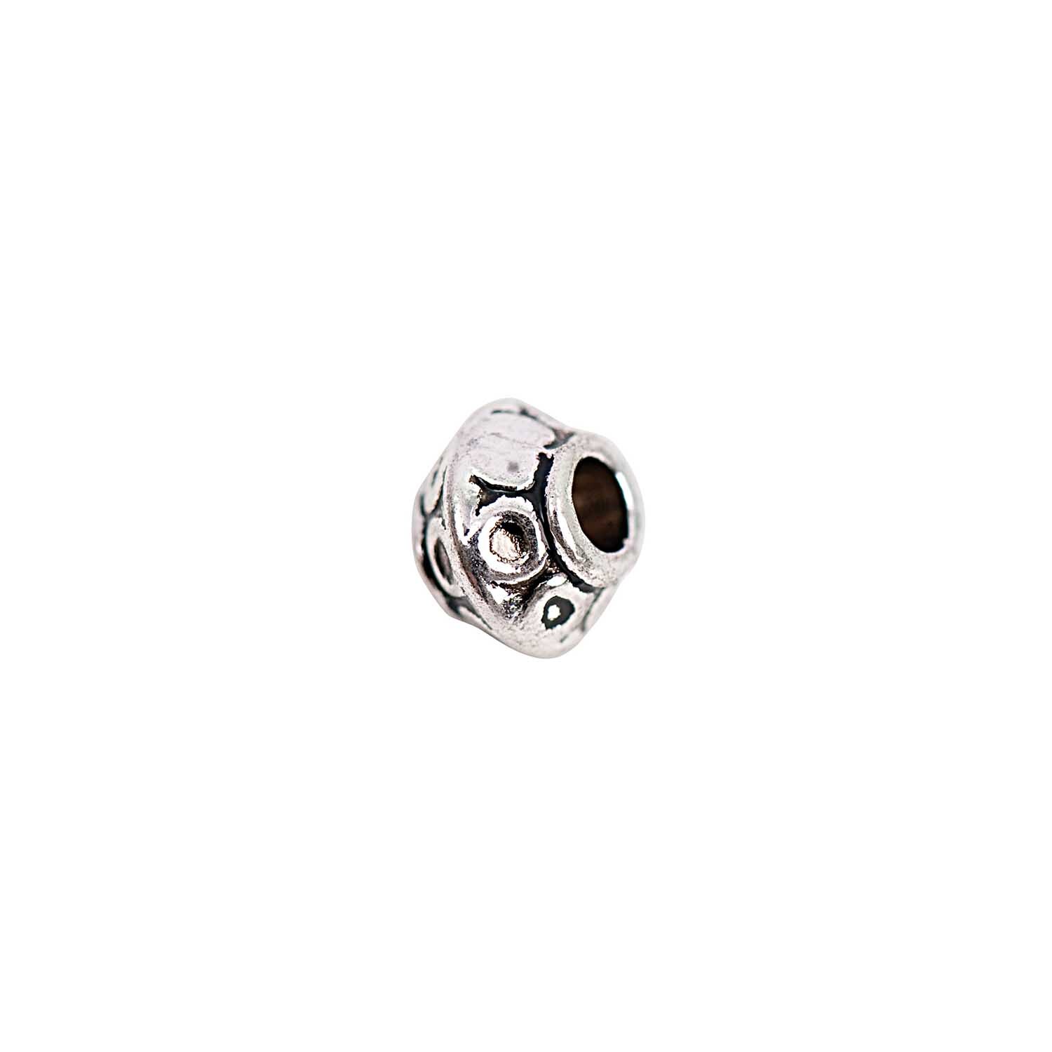 Rico Design Perle Ornament silber 8x7mm 15 Stück Rico Design Perle Ornament silber 8x7mm 15 Stück von Rico Design