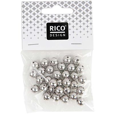 Perlen silber von Rico Design