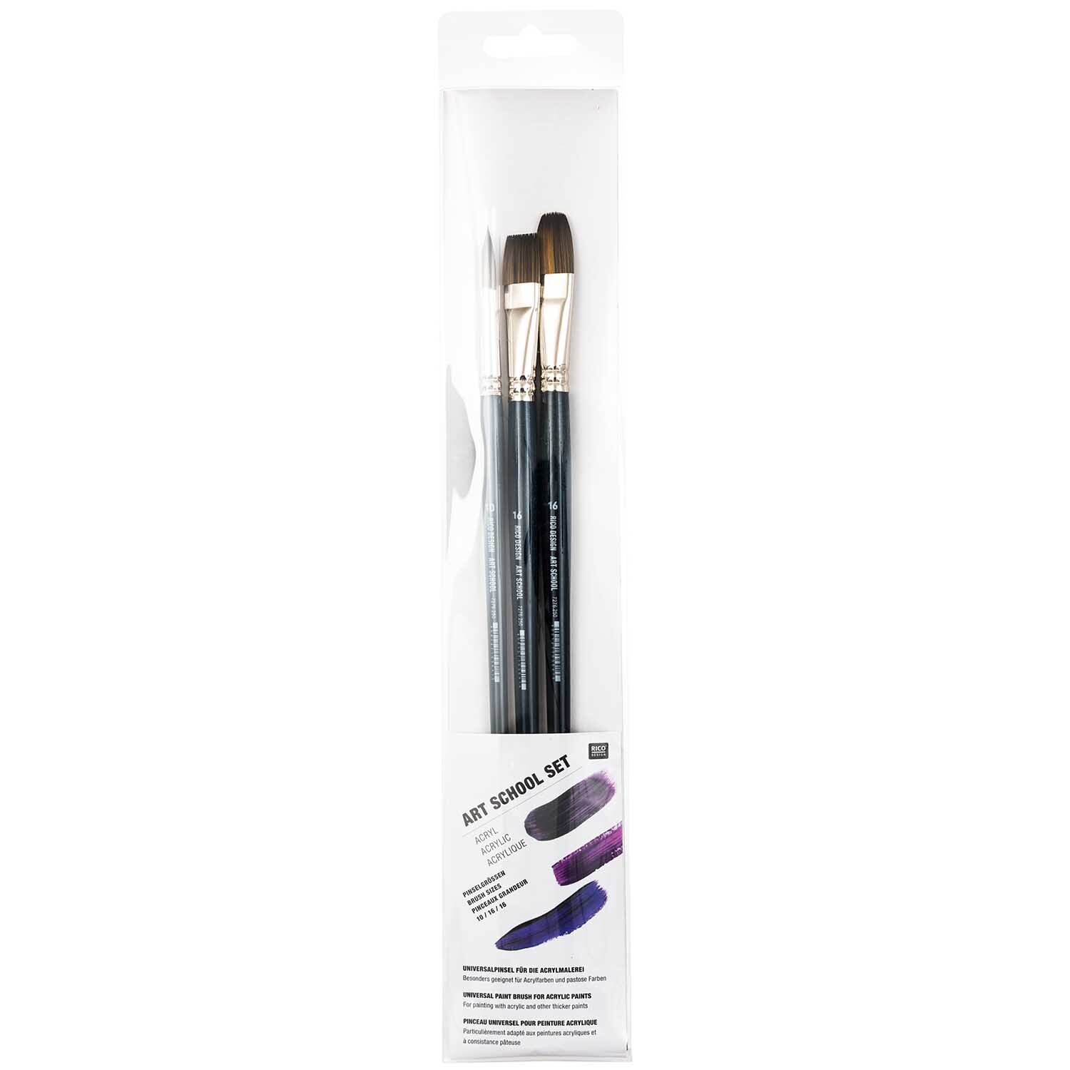 Pinsel Art School Acryl Set von Rico Design