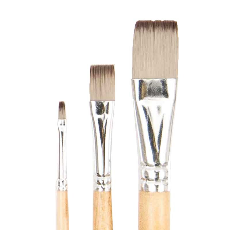 Pinsel Art School Schule & Hobby Synthetic flach von Rico Design