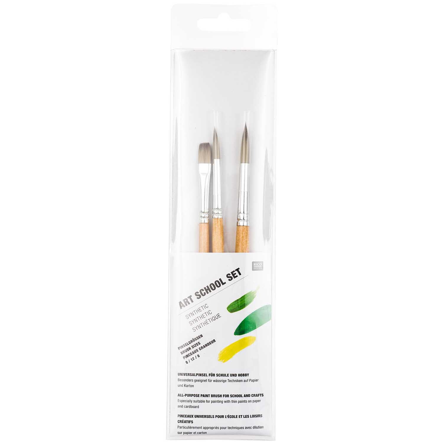 Pinsel Art School Synthetic Set Mix von Rico Design