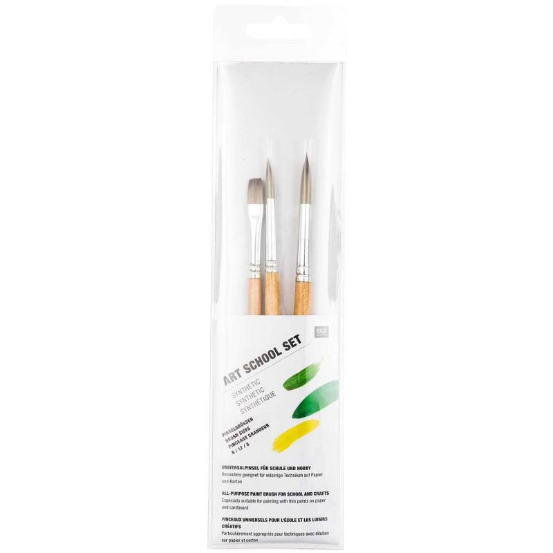 Pinsel Art School Synthetic Set Mix von Rico Design