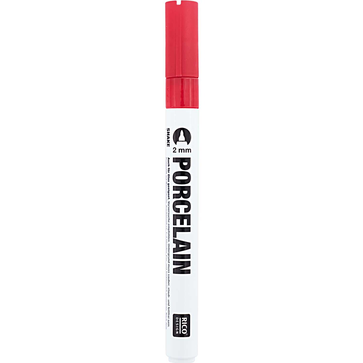 Rico Design Porzellanmarker 2mm Rot von Rico Design