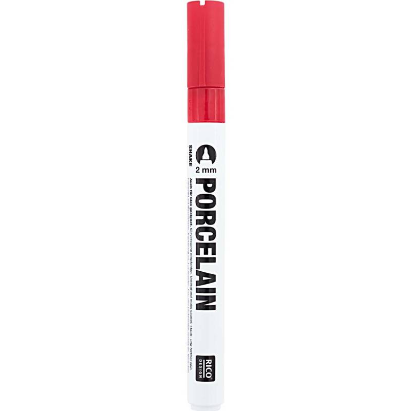 Rico Design Porzellanmarker 2mm Rot von Rico Design