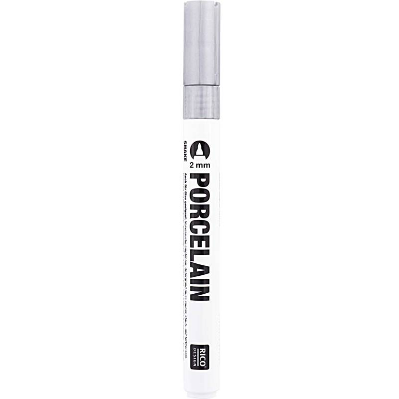 Rico Design Porzellanmarker 2mm Silber von Rico Design