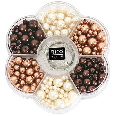 Renaissance Perlen-Set braun Mix Renaissance Perlen-Set braun Mix von Rico Design