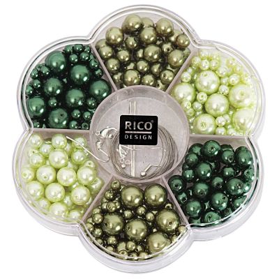 Rico Design Renaissance Perlen-Set grün Mix Rico Design Renaissance Perlen-Set grün Mix von Rico Design
