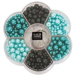 Renaissance Perlen-Set türkis Mix Renaissance Perlen-Set türkis Mix von Rico Design