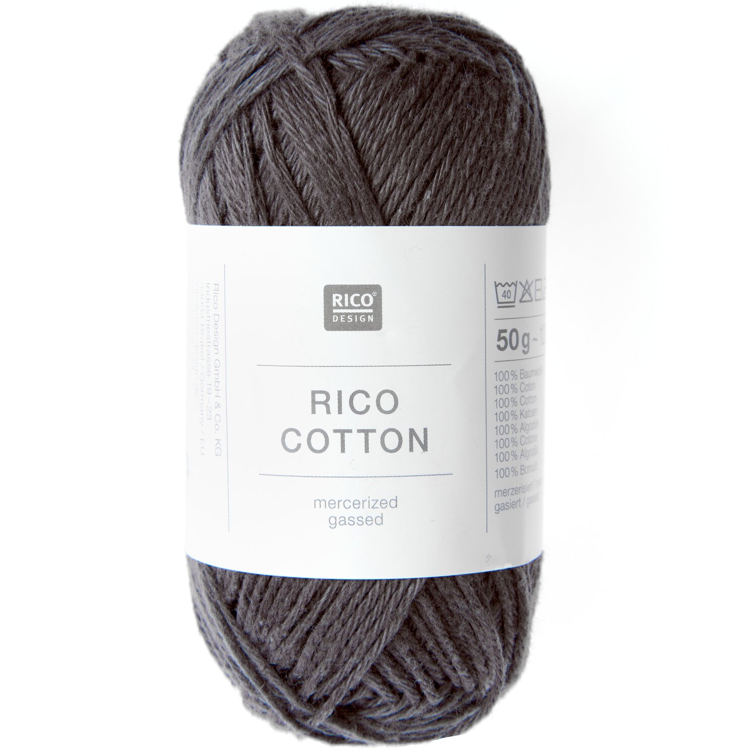 Rico Design Rico Cotton Anthrazit von Rico Design