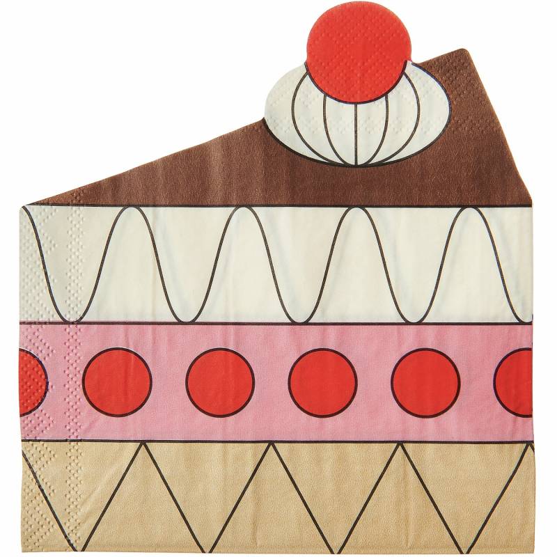 Rico Design Rico Design x Redfries Servietten Tortenstück 20 Stück von Rico Design