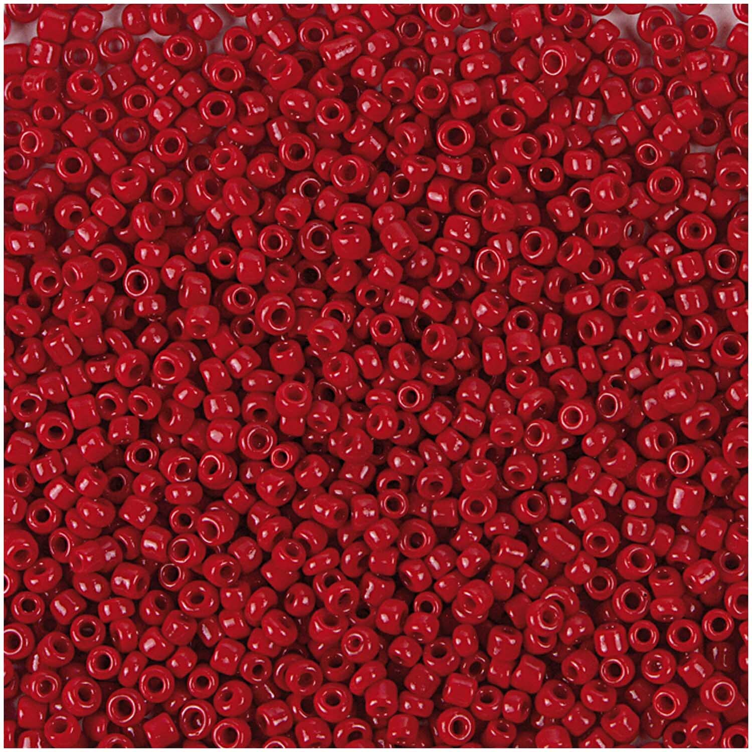 Rico Design Rocailles Perlen 2mm 14g Rot Opak von Rico Design