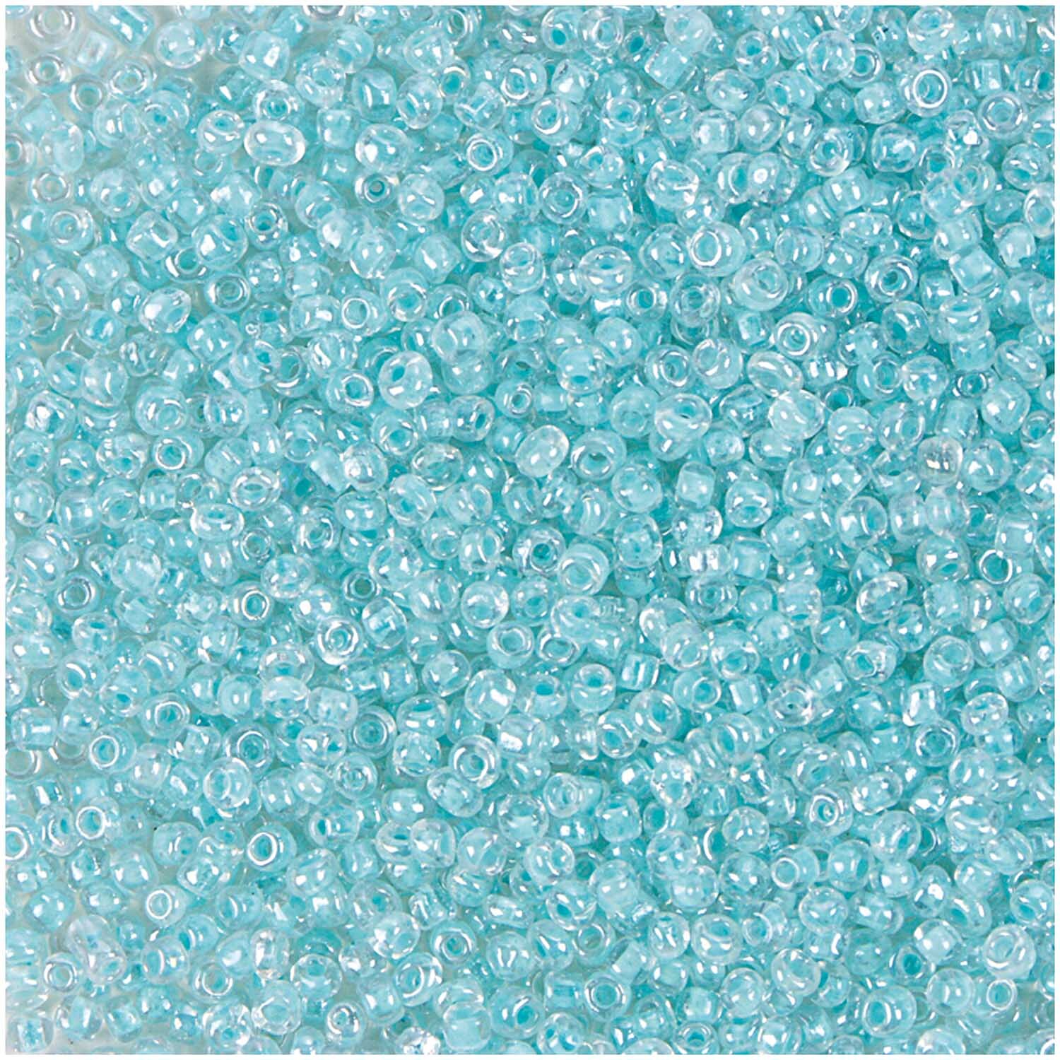 Rico Design Rocailles Perlen 2mm 14g Transparent/Hellmint von Rico Design