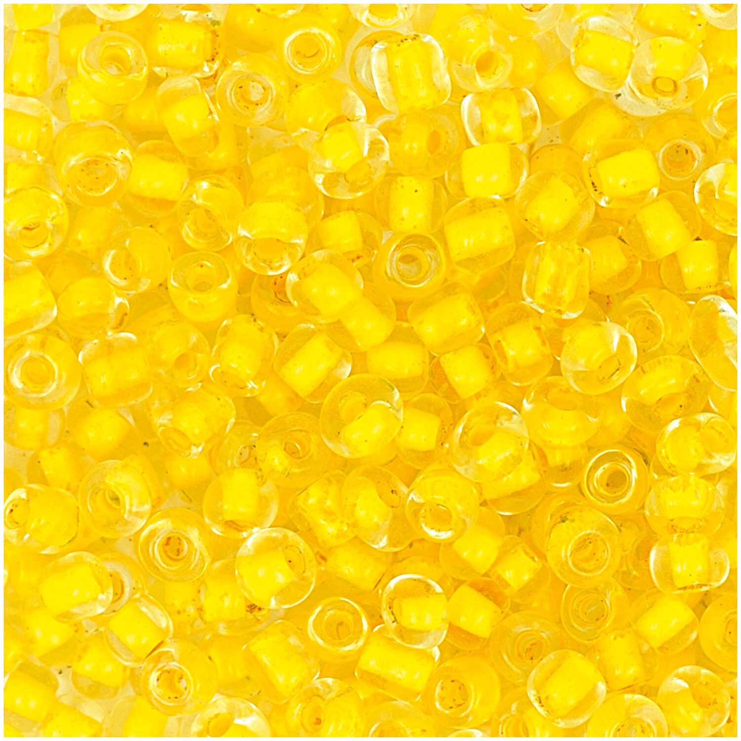 Rico Design Rocailles Perlen 3,1mm 14g Gelb Matt von Rico Design