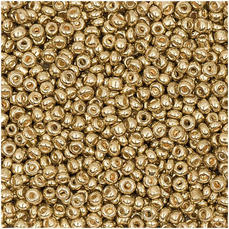 Rico Design Rocailles Perlen 2mm 14g Gold Metallic Rico Design Rocailles Perlen 2mm 14g Gold Metallic von Rico Design