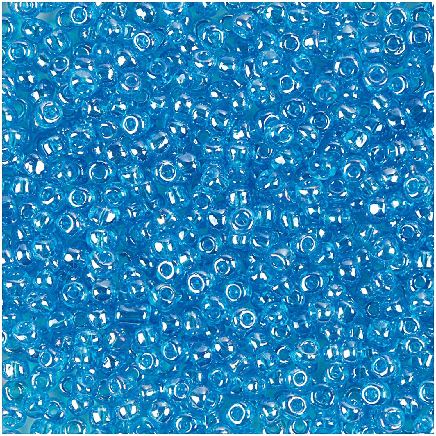 Rico Design Rocailles Perlen 3,1mm 14g Türkis Irisierend von Rico Design