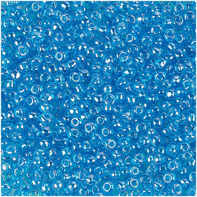 Rico Design Rocailles Perlen 3,1mm 14g Türkis Irisierend Rico Design Rocailles Perlen 3,1mm 14g Türkis Irisierend von Rico Design