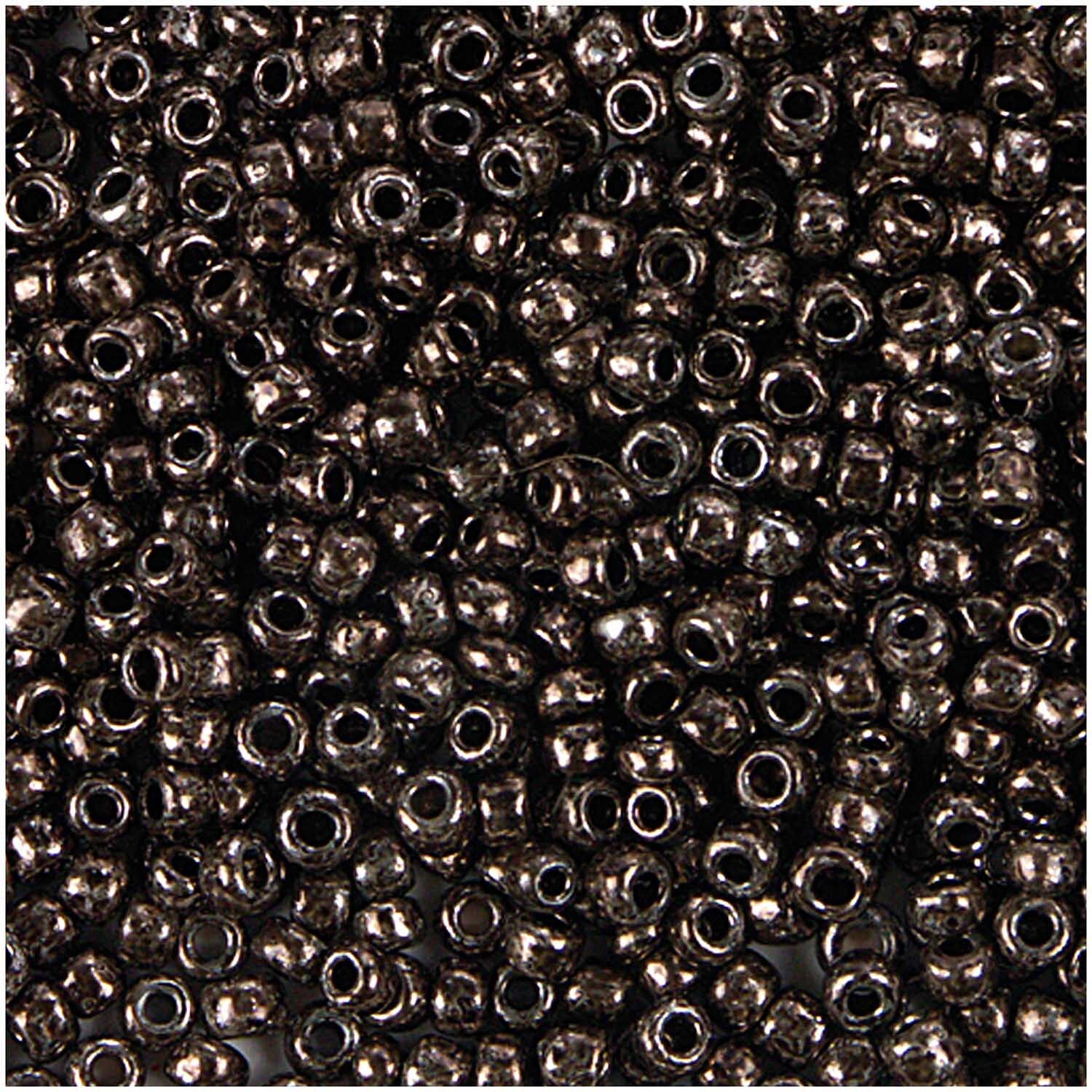 Rico Design Rocailles Perlen 4mm 14g Kupfer Metallic dunkel von Rico Design