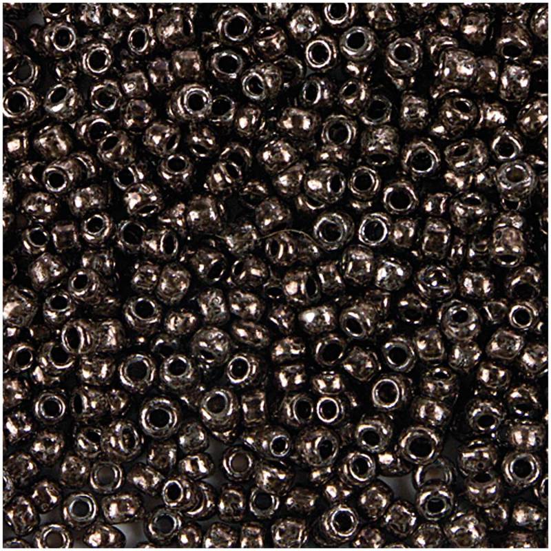 Rico Design Rocailles Perlen 4mm 14g Kupfer Metallic dunkel Rico Design Rocailles Perlen 4mm 14g Kupfer Metallic dunkel von Rico Design