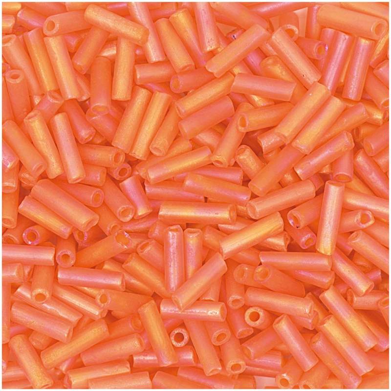 Rico Design Rocailles Stäbchen Perlen 6,75mm 14g Orange Ab Matt Rico Design Rocailles Stäbchen Perlen 6,75mm 14g Orange Ab Matt von Rico Design