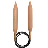 Rundstricknadel 120cm Buche von Rico Design