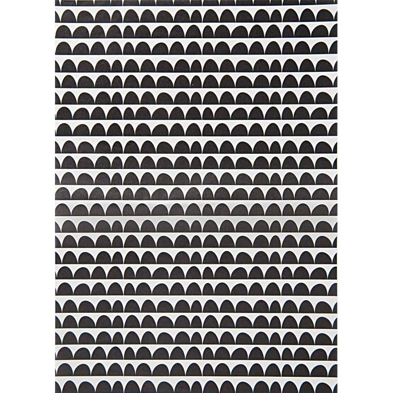 SB Paper Patch Papier schwarz-weiß 30x42cm 3 Bogen von Rico Design