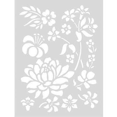 Schablone Blume 18,5x24,5cm selbstklebend Schablone Blume 18,5x24,5cm selbstklebend von Rico Design