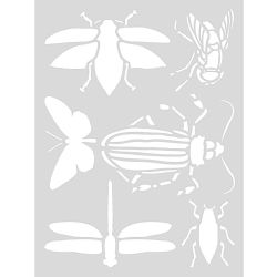 Schablone Insekten 18,5x24,5cm selbstklebend Schablone Insekten 18,5x24,5cm selbstklebend von Rico Design