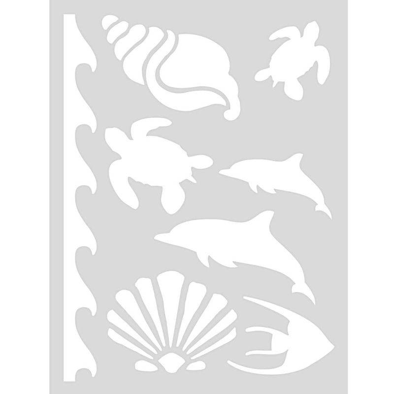 Schablone Meer 18,5x24,5cm selbstklebend Schablone Meer 18,5x24,5cm selbstklebend von Rico Design