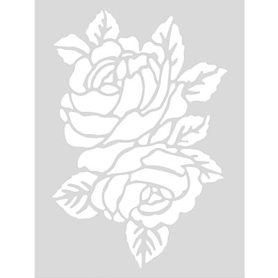 Rico Design Schablone Rose 18,5x24,5cm selbstklebend Rico Design Schablone Rose 18,5x24,5cm selbstklebend von Rico Design