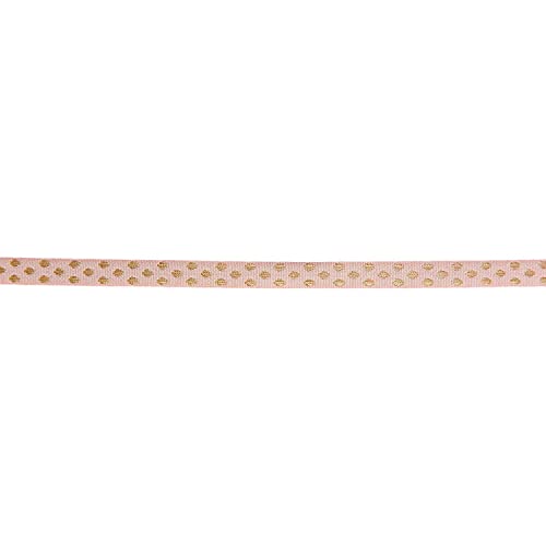 Rico Design Schleifenband mit kleinen Punkten, Rosa/Gold, glitzernd, für Scrapbooking, Nähen, Basteln, 2 m Rico Design Schleifenband mit kleinen Punkten, Rosa/Gold, glitzernd, für Scrapbooking, Nähen, Basteln, 2 m von Rico Design