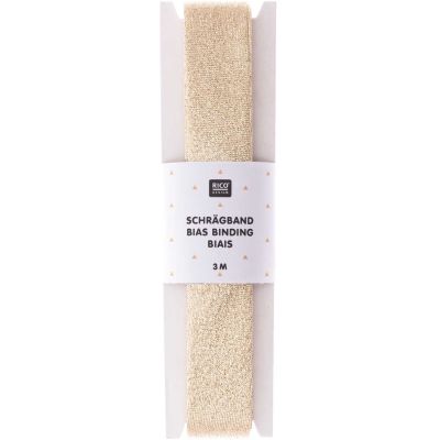 Schrägband gold 2cmx3m Schrägband gold 2cmx3m von Rico Design