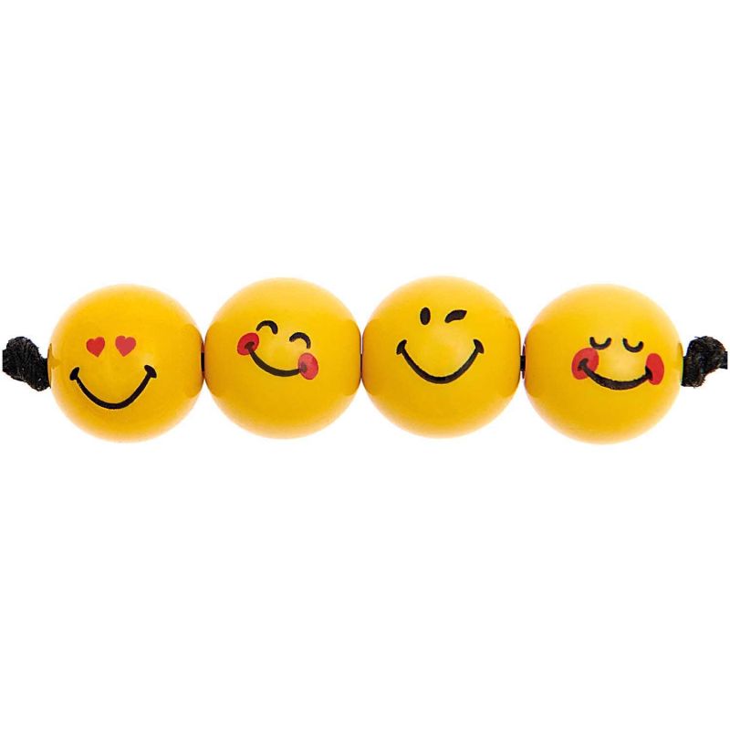 SmileyWorld® Perlen Expressions rund gelb 10mm 21 Stück SmileyWorld® Perlen Expressions rund gelb 10mm 21 Stück von Rico Design