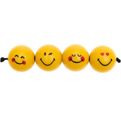 SmileyWorld® Perlen Expressions rund gelb 16mm 7 Stück SmileyWorld® Perlen Expressions rund gelb 16mm 7 Stück von Rico Design