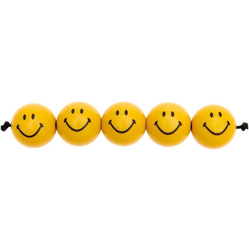 Smiley® Originals Perlen rund gelb 16mm 7 Stück Smiley® Originals Perlen rund gelb 16mm 7 Stück von Rico Design
