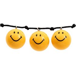 Smiley® Originals Perlen rund mit Anhänger gelb 16mm 4 Stück Smiley® Originals Perlen rund mit Anhänger gelb 16mm 4 Stück von Rico Design