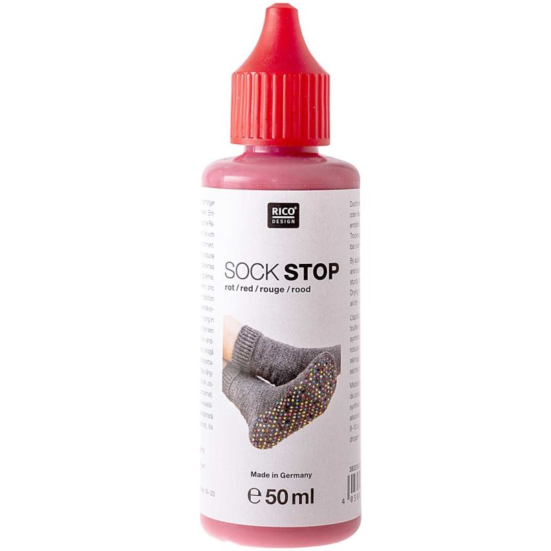 Rico Design Sock Stop 50ml rot von Rico Design