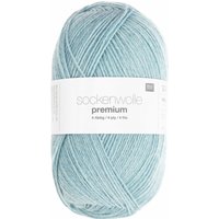 Rico Design Sockenwolle Premium 4-fädig Hellblau von Rico Design