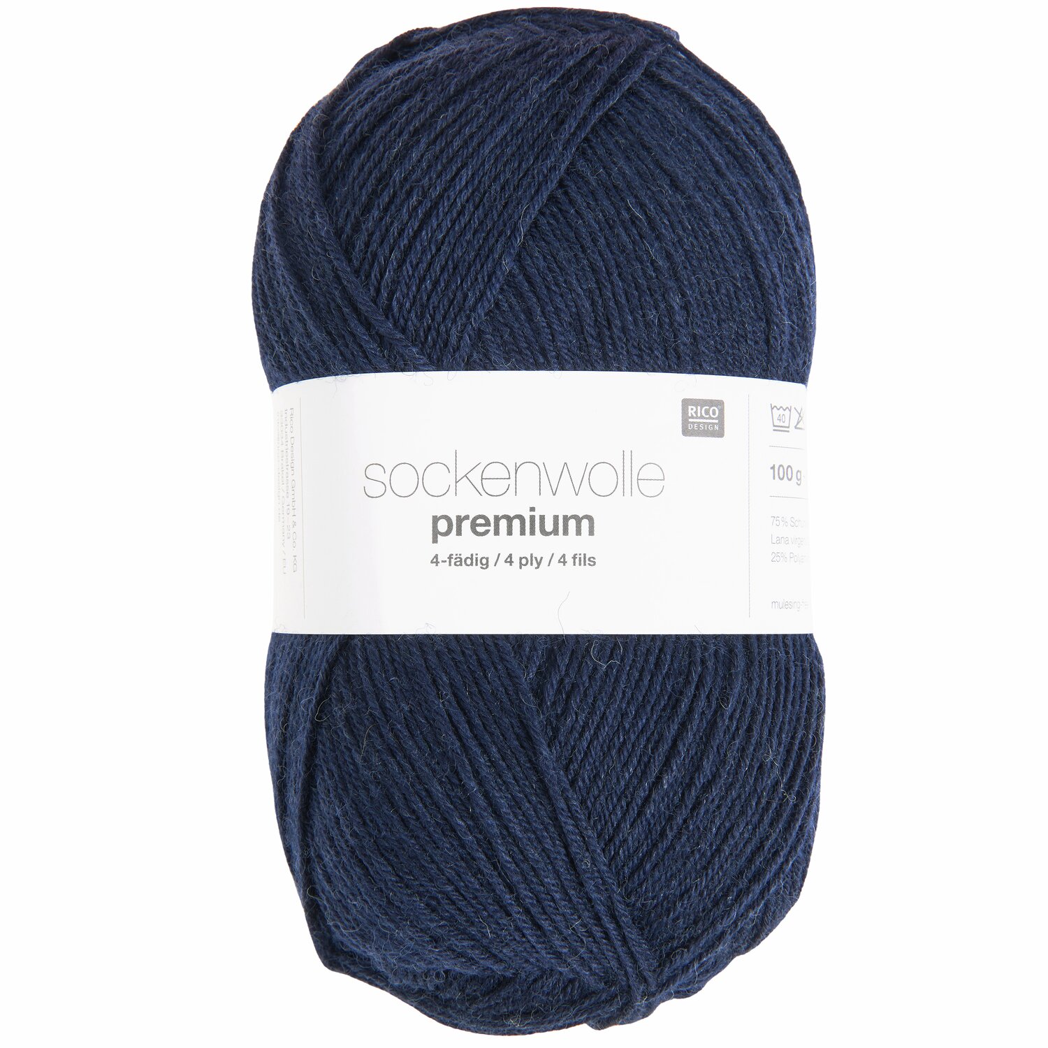 Rico Design Sockenwolle Premium 4-fädig Marine Rico Design Sockenwolle Premium 4-fädig Marine von Rico Design
