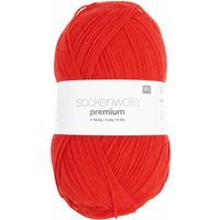 Rico Design Sockenwolle Premium 4-fädig Orange von Rico Design