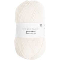 Rico Design Sockenwolle Premium 4-fädig Weiß von Rico Design