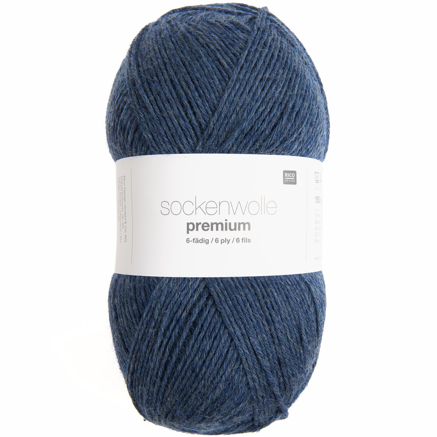 Rico Design Sockenwolle Premium 6-fädig Blau Rico Design Sockenwolle Premium 6-fädig Blau von Rico Design