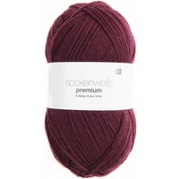 Rico Design Sockenwolle Premium 6-fädig Burgund von Rico Design