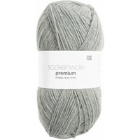 Rico Design Sockenwolle Premium 6-fädig Hellgrau von Rico Design