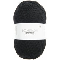 Rico Design Sockenwolle Premium 6-fädig Schwarz von Rico Design