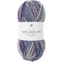 Socks Earth + Wind + Fire 6-fädig von Rico Design