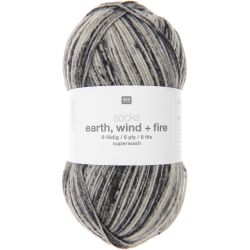 Socks Earth + Wind + Fire 6-fädig von Rico Design