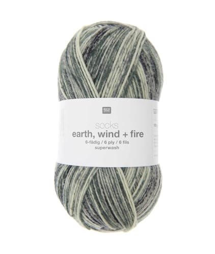 Rico Design Socks Earth Wind + Fire Sockenwolle, 6 Fäden von Rico Design
