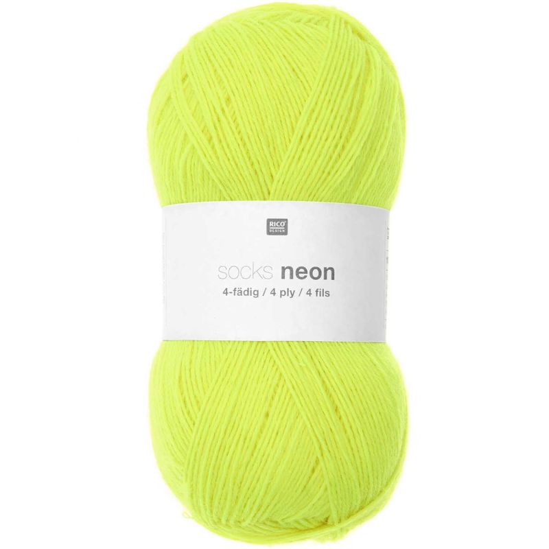 Socks Neon 4-fädig von Rico Design